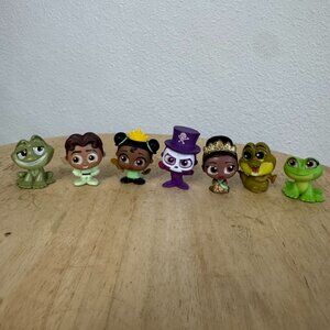 Disney Doorables Princess & Frog Characters Lot – 8 Mini Figures – Loose